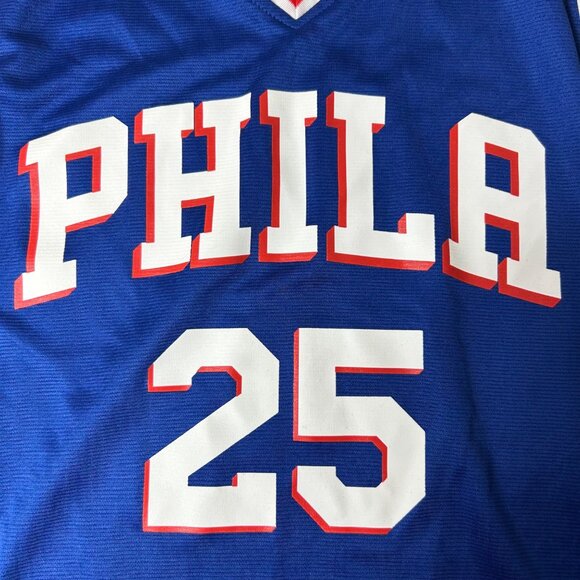 Philadelphia 76ers Jersey Mens‎ M Blue Ben Simmons Swingman #25 Fanatics NBA - Picture 4 of 12